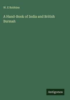 Cover A Hand-Book of India and British Burmah