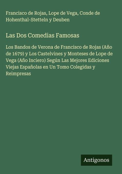 Las Dos Comedias Famosas Las Dos Comedias Famosas