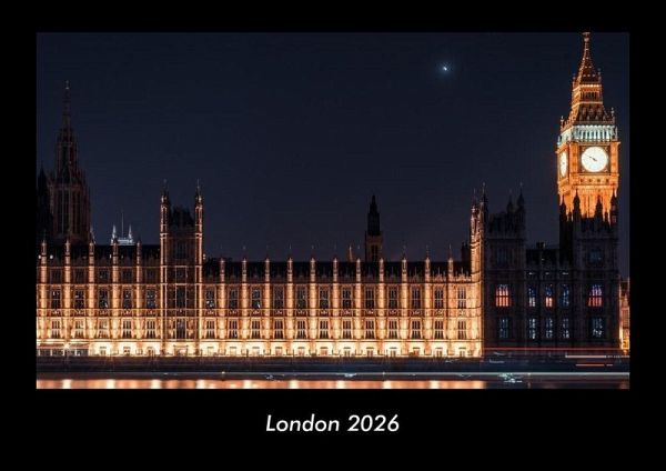 London 2026 Fotokalender DIN A3