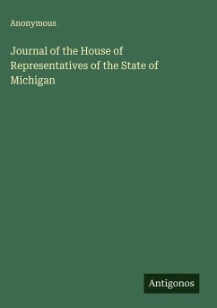 Cover Journal of the House of Representatives of the State of Michigan