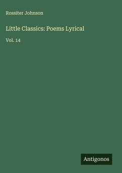 Cover Little Classics: Poems Lyrical