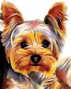 Cover Figured'Art Kreuzstich 32x40cm – Yorkshire Terrier