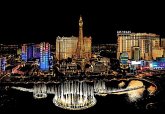 Figured'Art Kratzbild A3 – Las Vegas