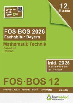Cover Abiturprüfung FOS/BOS Bayern 2026 Mathematik Technik 12. Klasse