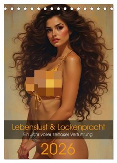 Lebenslust & Lockenpracht (Tischkalender 2026 DIN A5 hoch), CALVENDO Monatskalender Lebenslust & Lockenpracht (Tischkalender 2026 DIN A5 hoch), CALVENDO Monatskalender