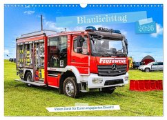 Cover Blaulichttag, unsere Retter! (Wandkalender 2026 DIN A3 quer), CALVENDO Monatskalender