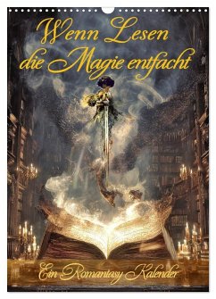 Wenn Lesen die Magie entfacht (Wandkalender 2026 DIN A3 hoch), CALVENDO Monatskalender