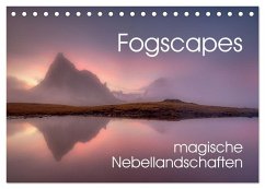 Cover Fogscapes - magische Nebellandschaften (Tischkalender 2026 DIN A5 quer), CALVENDO Monatskalender