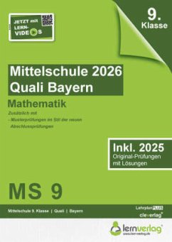 Original-Prüfungen Mittelschule Bayern 2026 Quali Mathematik