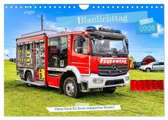 Cover Blaulichttag, unsere Retter! (Wandkalender 2026 DIN A4 quer), CALVENDO Monatskalender