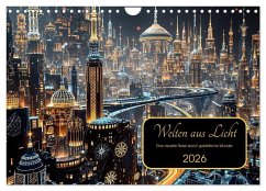 Welten aus Licht (Wandkalender 2026 DIN A4 quer), CALVENDO Monatskalender