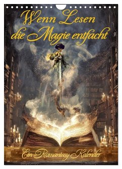 Wenn Lesen die Magie entfacht (Wandkalender 2026 DIN A4 hoch), CALVENDO Monatskalender
