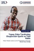 Yapay Zeka Taraf¿ndan Olu¿turulan ¿çerik ve Telif Hakk¿