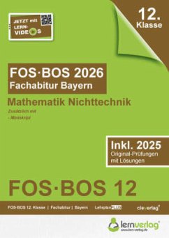 Cover Abiturprüfung FOS/BOS Bayern 2026 Mathematik Nichttechnik 12. Klasse