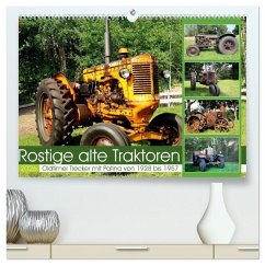 Cover Rostige alte Traktoren (hochwertiger Premium Wandkalender 2026 DIN A2 quer), Kunstdruck in Hochglanz
