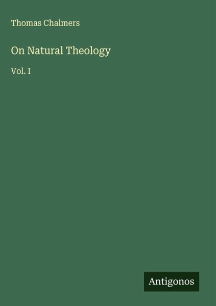 On Natural Theology On Natural Theology