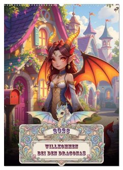 Willkommen bei den Dragonas (Wandkalender 2026 DIN A2 hoch), CALVENDO Monatskalender
