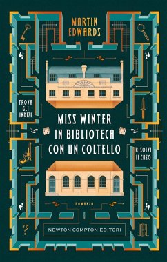 Cover Miss Winter in biblioteca con un coltello