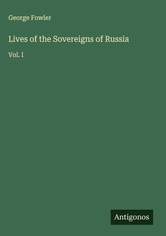 Lives of the Sovereigns of Russia Cover Lives of the Sovereigns of Russia