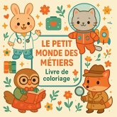 Le petit monde des métiers - Livre de coloriage