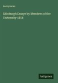 Edinburgh Essays by Members of the University 1856