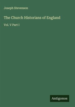 Cover The Church Historians of England