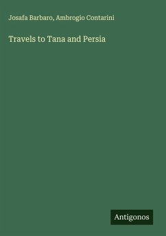 Cover Travels to Tana and Persia