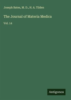 Cover The Journal of Materia Medica