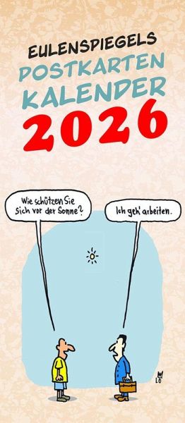 Eulenspiegels Postkartenkalender 2026 Eulenspiegels Postkartenkalender 2026