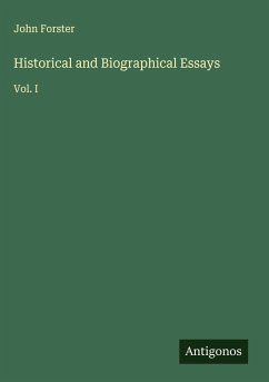 Cover Historical and Biographical Essays