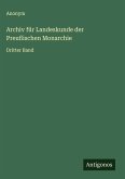 Archiv für Landeskunde der Preußischen Monarchie