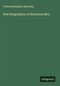 Cover New Biographies of Illustrious Men