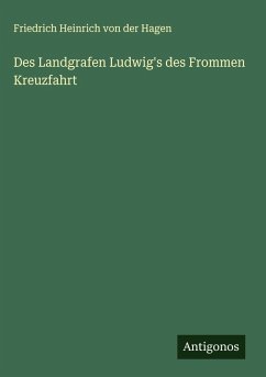 Cover Des Landgrafen Ludwig's des Frommen Kreuzfahrt