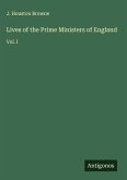 Lives of the Prime Ministers of England