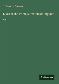 Cover Lives of the Prime Ministers of England