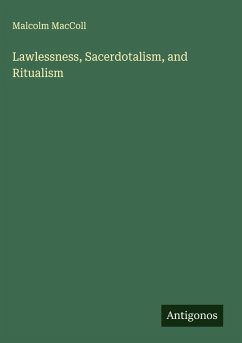 Cover Lawlessness, Sacerdotalism, and Ritualism