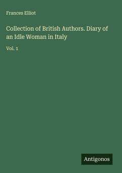 Cover Collection of British Authors. Diary of an Idle Woman in Italy