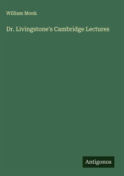 Cover Dr. Livingstone's Cambridge Lectures