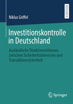 Cover Investitionskontrolle in Deutschland (eBook, PDF)