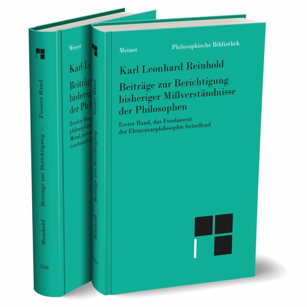 Beiträge zur Berichtigung bisheriger Mißverständnisse der Philosophen Beiträge zur Berichtigung bisheriger Mißverständnisse der Philosophen