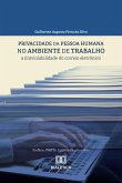 Privacidade da pessoa humana no ambiente de trabalho (eBook, ePUB)