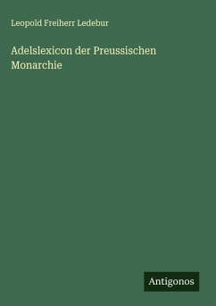 Cover Adelslexicon der Preussischen Monarchie