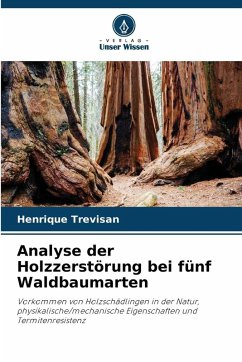 Cover Analyse der Holzzerstörung bei fünf Waldbaumarten