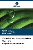 Vergleich von faserverstärkten Gips- und Polyurethanmaterialien Vergleich von faserverstärkten Gips- und Polyurethanmaterialien