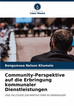 Cover Community-Perspektive auf die Erbringung kommunaler Dienstleistungen