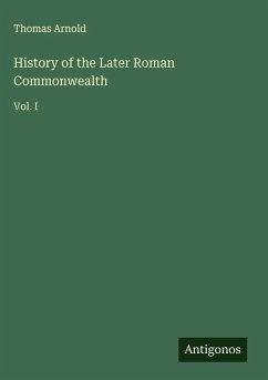 Cover History of the Later Roman Commonwealth