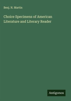 Cover Choice Specimens of American Literature and Literary Reader