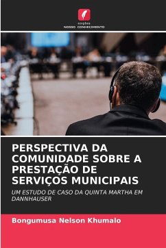 Cover PERSPECTIVA DA COMUNIDADE SOBRE A PRESTAÇÃO DE SERVIÇOS MUNICIPAIS