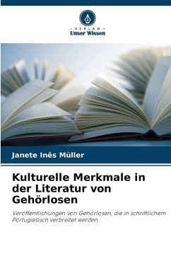 Cover Kulturelle Merkmale in der Literatur von Gehörlosen