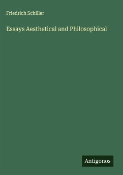 Cover Essays Aesthetical and Philosophical
